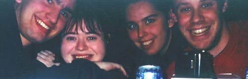 Simon, Christine, Tristin and Alex on Vancouver Island, 11/98